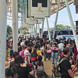Eindrücke vom Busbahnhof