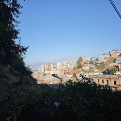 erster Blick auf Valparaiso