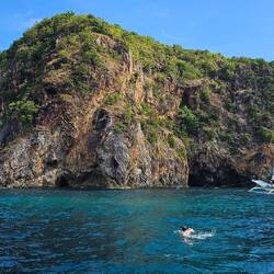 2. Stopp: Klippen springen.