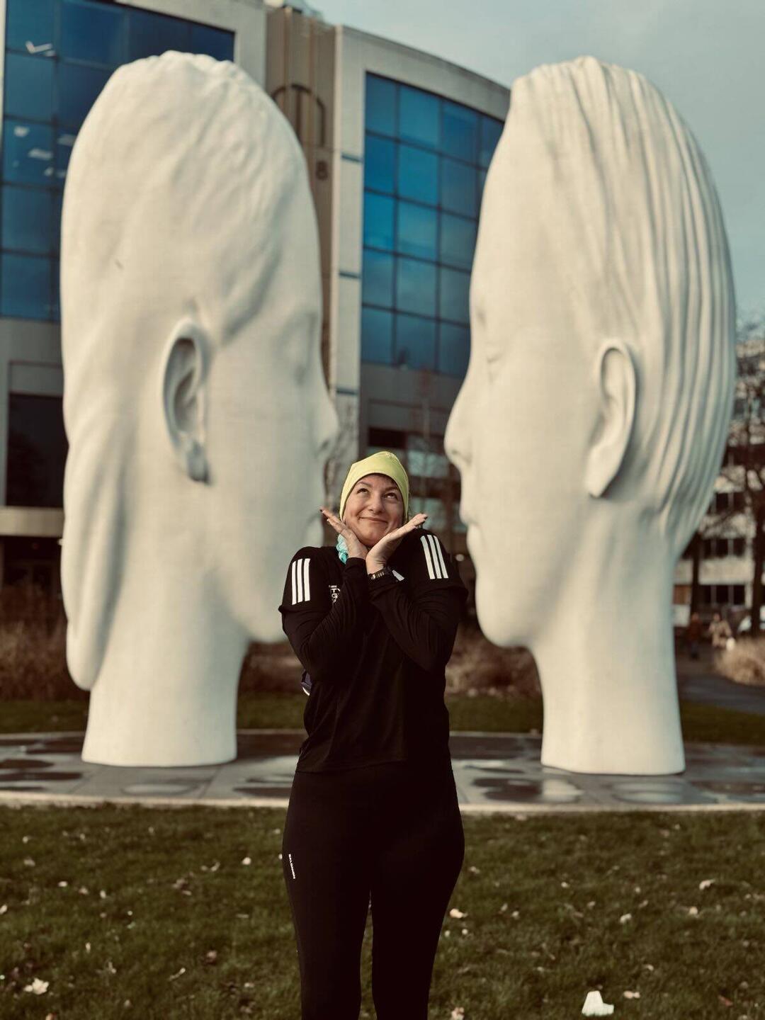 Nach der grösseren Joggingeinheit zur Mittagszeit.