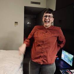 Nach den Alpakamasken gab es den schönsten Lachanfall in diesem Jahr.