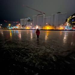 Jess made it onto the ice