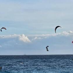 ... aber die Kiter freut's.