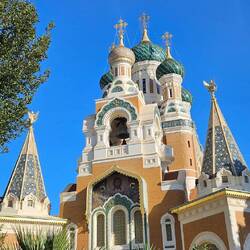 Die russisch-orthodoxe Kirche von Nizza ist dem Hl. Nikolaus geweiht.