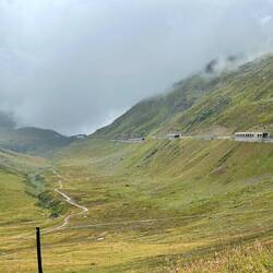 Straße zum Bernina-Pass