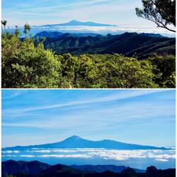 Tolle Ausblicke von oben - hier Teide (Teneriffa)