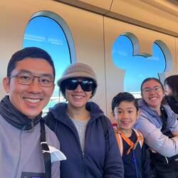 On way to Disney Sea