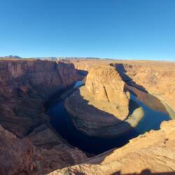 Schatten durch die Canyon Wand.