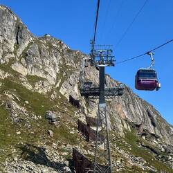 Auffahrt zum Seilbahnstation Bettmerhorn