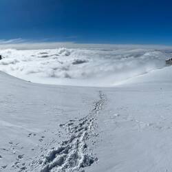 Unsere Spuren im Schnee