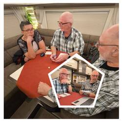 Am Abend geht es, bis zum Feuerwerk, Indoor weiter