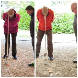 Frage eines Campingnachbarn: "Spinnt ihr?" Antwort: "Jaa!"