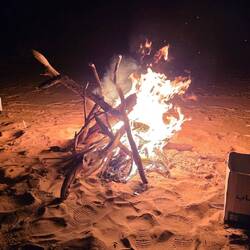 Last camp fire together