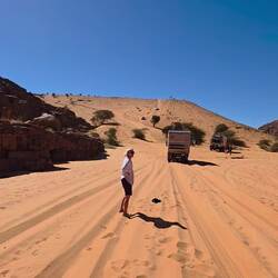 Oh shit! We have to drive up there