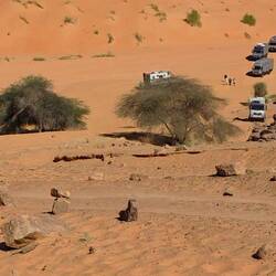 Tommy climbs slowly up the slope. Mastery in driving