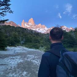 Das Ziel im Blick, der berühmte Fitz Roy