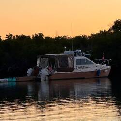 MB before the sun came up. First trip to shore