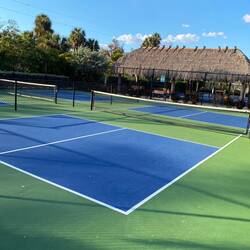 Endlich Zeit für "pickleball" spielen