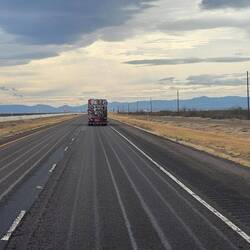 Mountains beckoning west