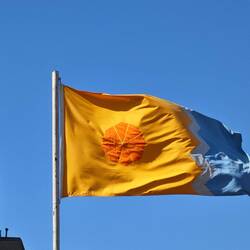 die offizielle Flagge der Region Valparaíso