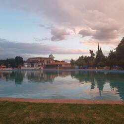 Pool im Campingplatz