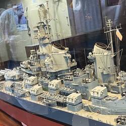 Das Modell des Schiffes