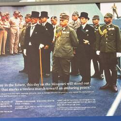 Die Admiräle die unterzeichnet haben