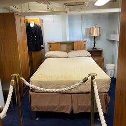 Schlafzimmer eines Offiziers