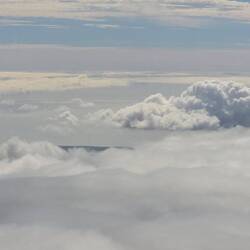 Auf der Ostseite der Insel war es wolkiger