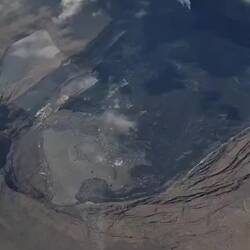 Über dem Kilumea Vulkan