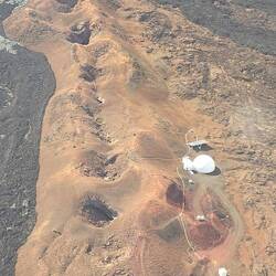 Wetterstation am Vulkan, zur Zeit unbewohnt