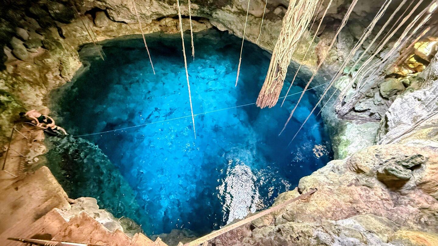 Das Ziel ... die erste der drei Cenoten