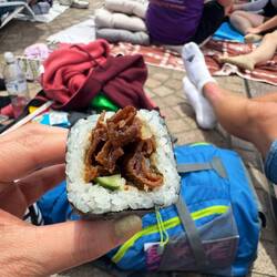 Leckere Sushi-Rolle 🍱 als Snack 😋