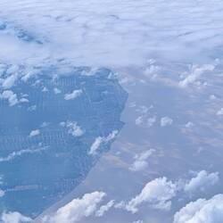 First sight of the South American continent