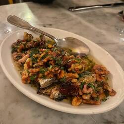 Walnuts and sardines