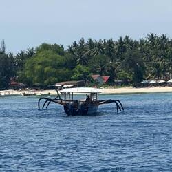 'Spider boat' from the air these look like bugs!