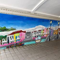 Grafitti in Unterführungen