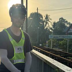 The start of our 62 mile day.