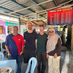 The family restaurant where we stopped for second breakfast.