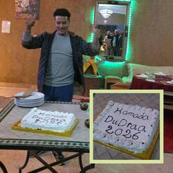 Zum Abschluss gab es leckeren Kuchen - "Silvester 2026 an der Draa"