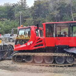 Pistenkatze steht schon bereit.