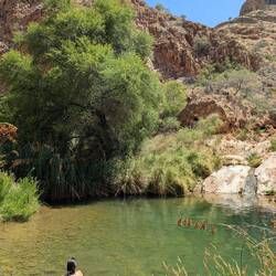 Spanner oben auf dem Fels 😂