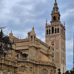 Closer view of tower