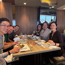 NYE lunch with good friends