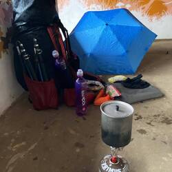 Endlich kommt der Kocher zum Einsatz🔥