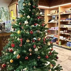 Reception mit integrierten kleinen Shop