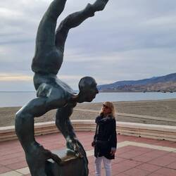 Der steht auch schon fast Kopf