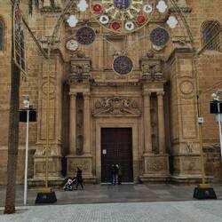 der Haupteingang der Kathedrale