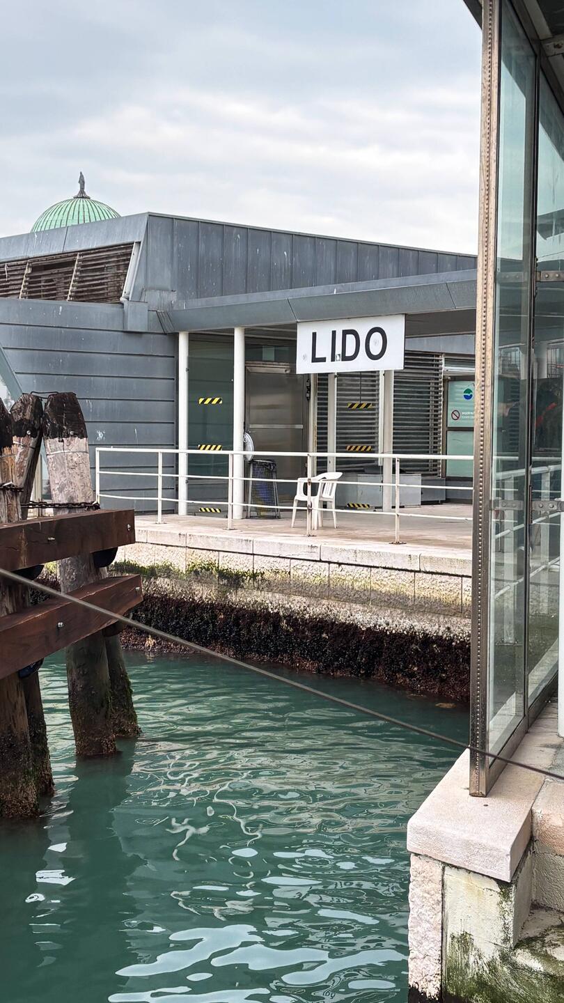 Vaporetto Station am Lido
