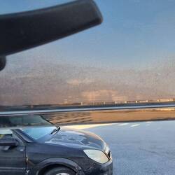 So kalt, dass das Kondenswasser gleich gefriert.